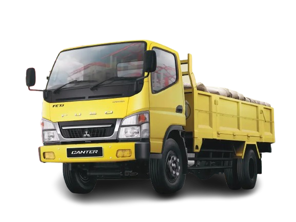 Truk double bak besi