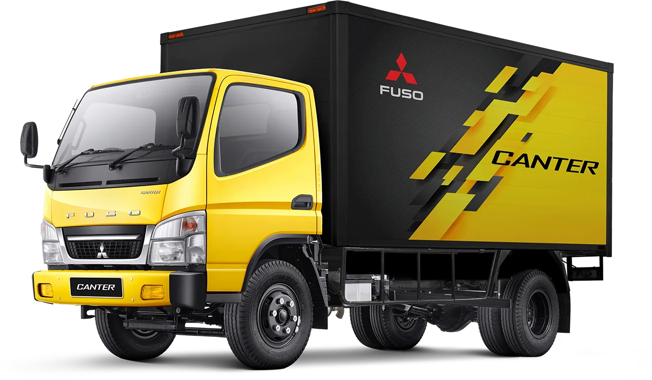 Mitsubishi fuso karoseri canter fe 74 hds box alumunium