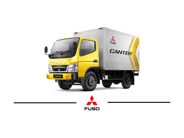 Truk canter box fe 71